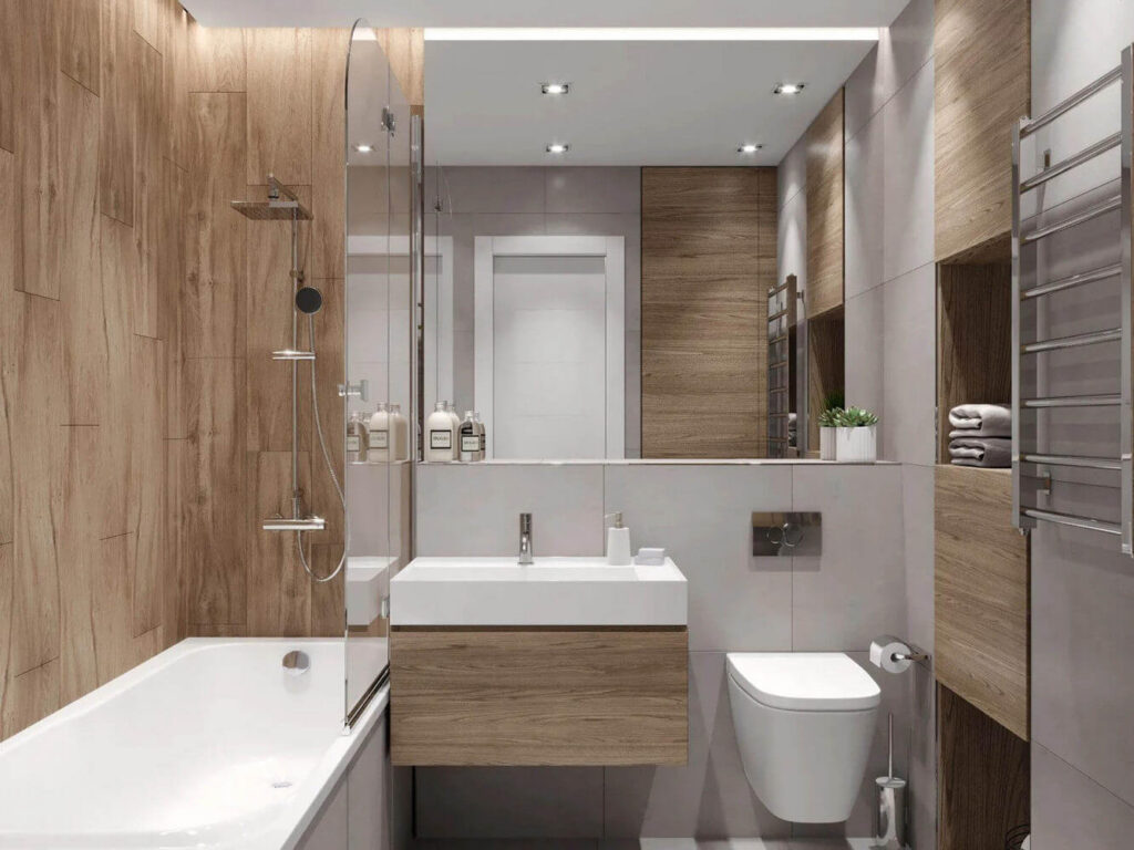Пример готового ремонта в санузле